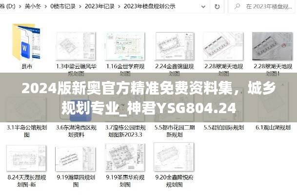 2024版新奥官方精准免费资料集，城乡规划专业_神君YSG804.24