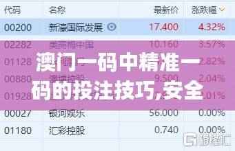澳门一码中精准一码的投注技巧,安全解析方案_领航版HJG314.73
