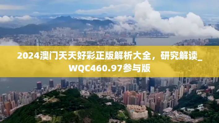 2024澳门天天好彩正版解析大全,研究解读_WQC460.97参与版