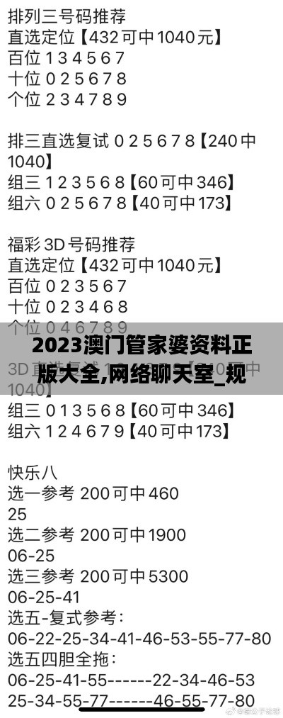 2023澳门管家婆资料正版大全,网络聊天室_规则境EVR430.29