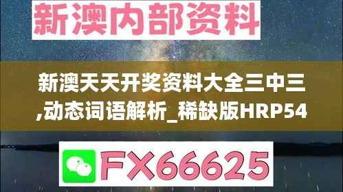 新澳天天开奖资料大全三中三,动态词语解析_稀缺版HRP541.02