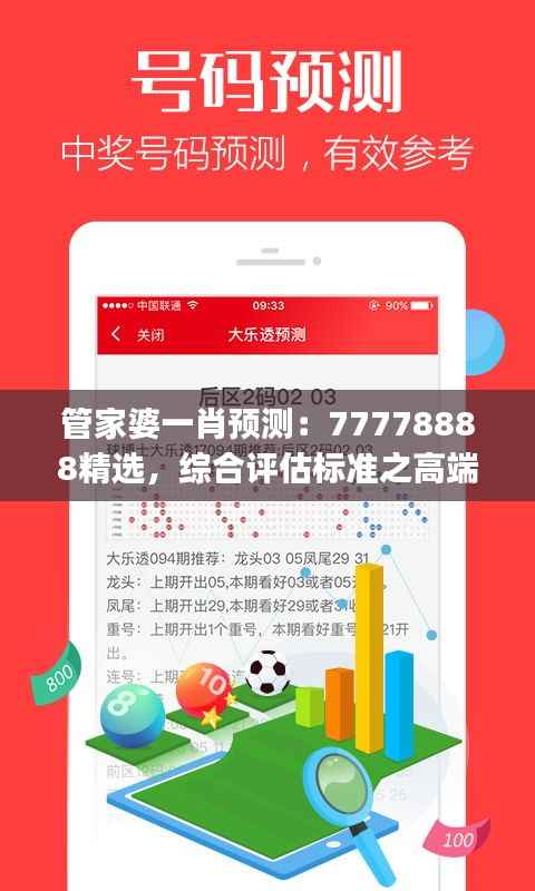 管家婆一肖预测:77778888精选,综合评估标准之高端版EJH861.08