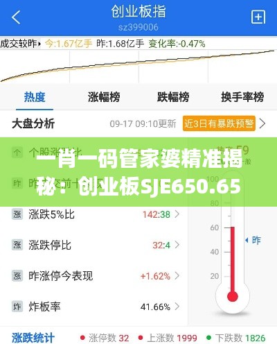 一肖一码管家婆精准揭秘:创业板SJE650.65最佳解析