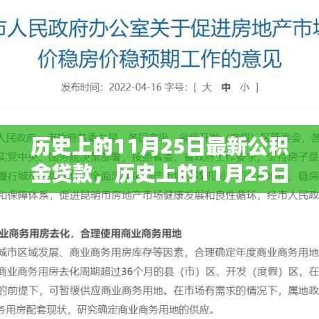 深度解读，历史上的11月25日公积金贷款政策变迁与最新动态