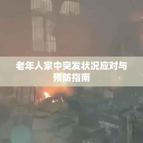 老年人家中突发状况应对与预防指南