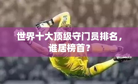 世界十大顶级守门员排名,谁居榜首?