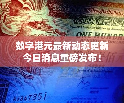数字港元最新动态更新今日消息重磅发布！
