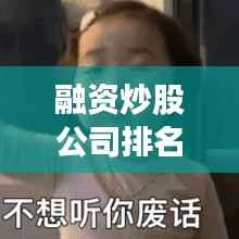 融资炒股公司排名榜,揭秘行业领军者,权威榜单大揭秘!
