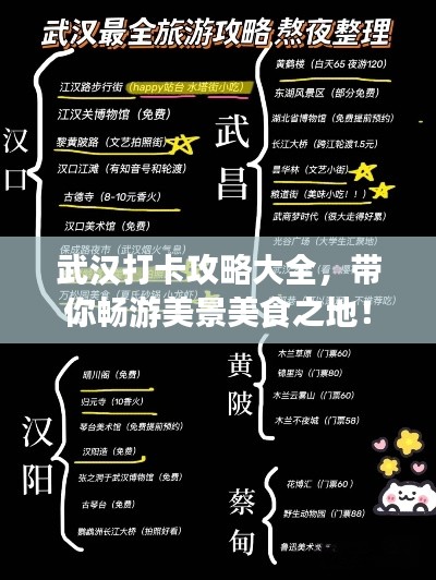 武汉打卡攻略大全,带你畅游美景美食之地!